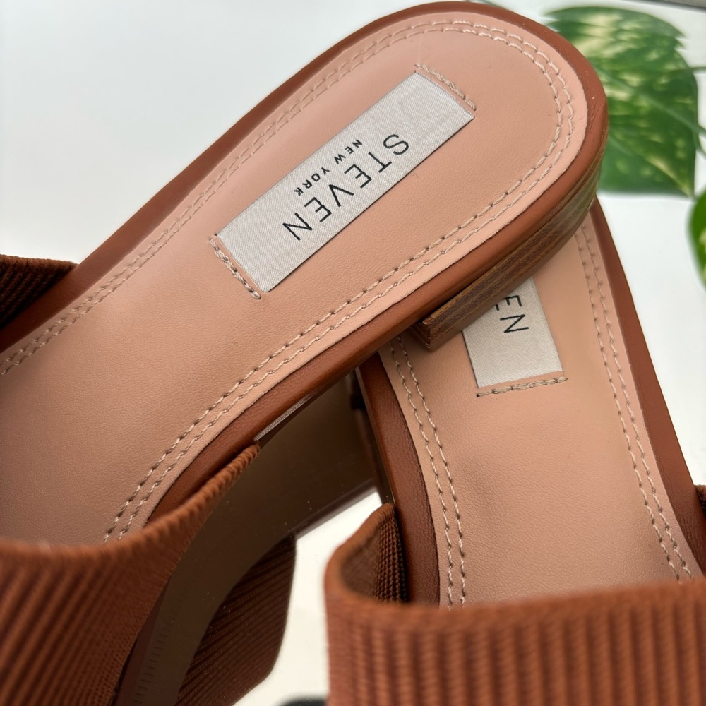 🆕 Steven by Steve Madden | Women’s Valdez Knit Mule in Brown 7.5 New - Picture 3 of 5